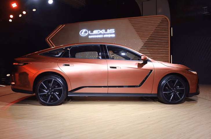Lexus ES 500e 2026 Electric Sedan Exterior Interior India