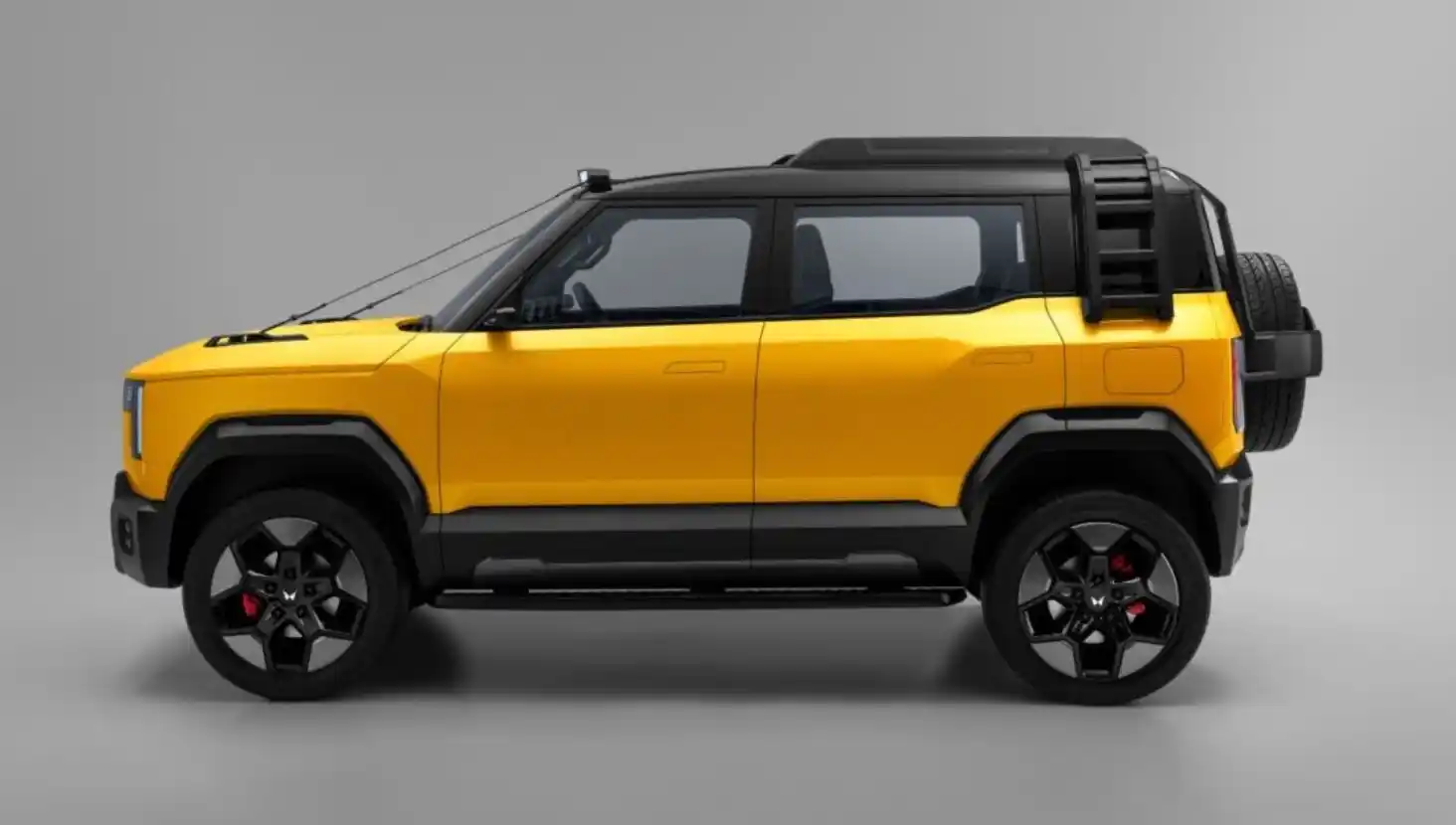 Upcoming Mahindra Vision S-based compact SUV with rugged SUV styling