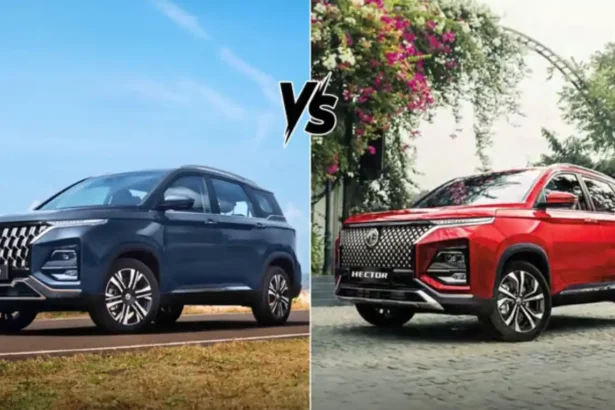 2026 MG Hector vs old MG Hector design comparison