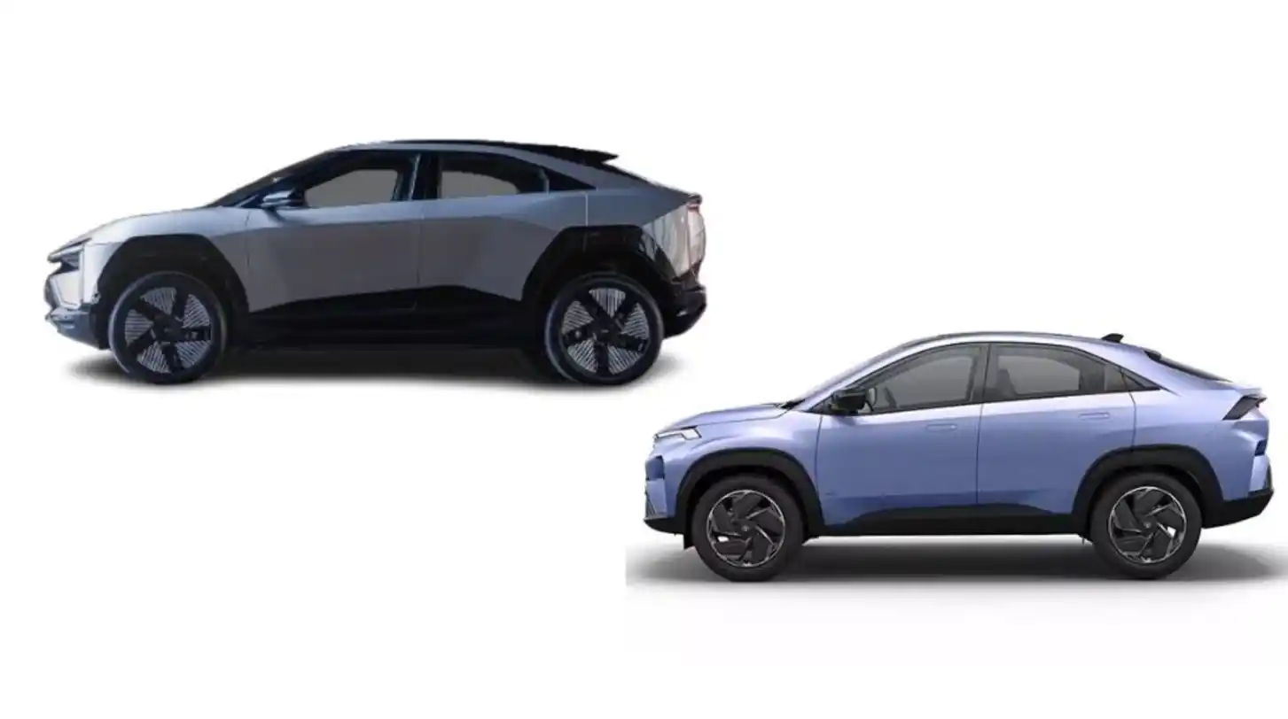 Mahindra BE 6 and Tata Curvv EV electric SUVs compared side by side in India