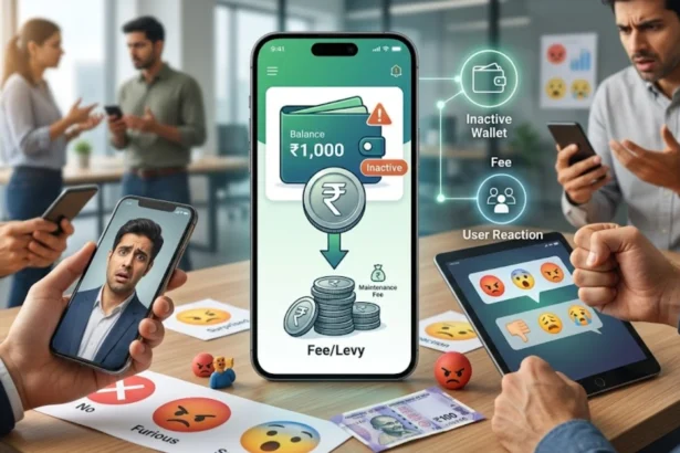 PhonePe wallet maintenance charge notification for inactive users