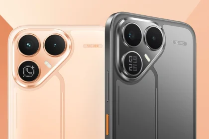 TECNO POVA 8 smartphone featuring Alive Matrix Display and dual rear cameras