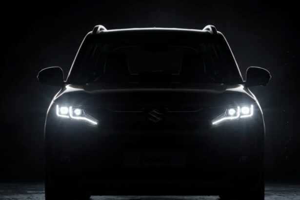 2026 Maruti Suzuki Brezza facelift compact SUV teaser image