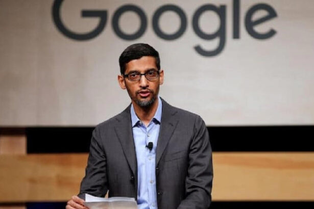 Google CEO Sundar Pichai speaking about India's growing role in global technology and innovation.