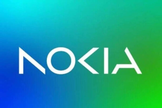 Nokia logo representing the company's growing role in AI infrastructure and data center networking
