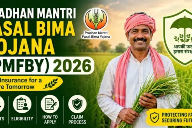 Farmer tending horticultural crops covered under Rajasthan's Weather Based Crop Insurance Scheme