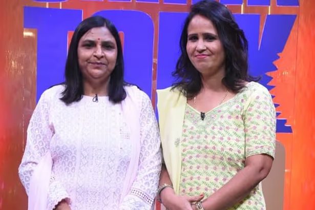 JhaJi Store founders Kalpana Jha and Uma Jha with traditional Mithila pickles and chutneys