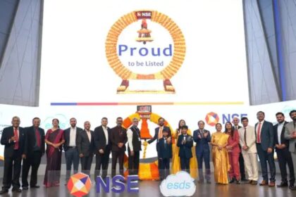 ESDS Software Solution shares surge after a strong stock market debut on NSE and BSE