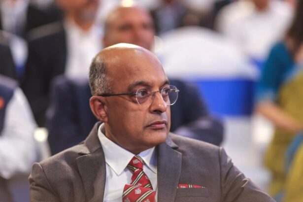 HDFC Bank signage representing the lender's leadership transition after CEO Sashidhar Jagdishan announced he would not seek reappointment
