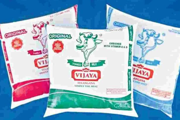Vijaya Dairy milk procurement price increase for dairy farmers in Andhra Pradesh